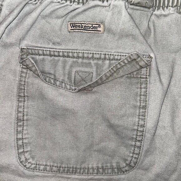 Vintage 90s Weekender Essential Elastic Waist Shorts Size 42 - Picture 4 of 5